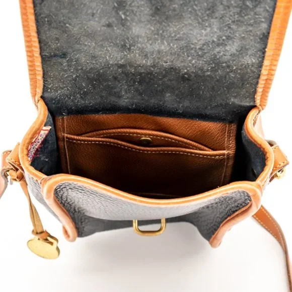 Dooney & Bourke crossbody black and brown leather purse - Picture 11 of 13